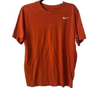 NIKE TEE Shirt Men’s Orange  Medium